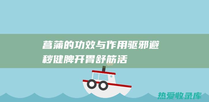 菖蒲的功效与作用：驱邪避秽、健脾开胃、舒筋活络 (菖蒲的功效与作用图片)