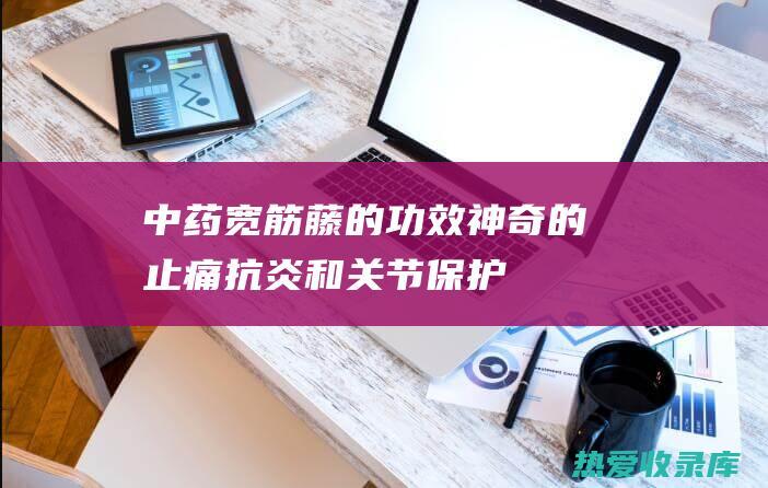 中药宽筋藤的功效：神奇的止痛、抗炎和关节保护宝库 (中药宽筋藤的图片)