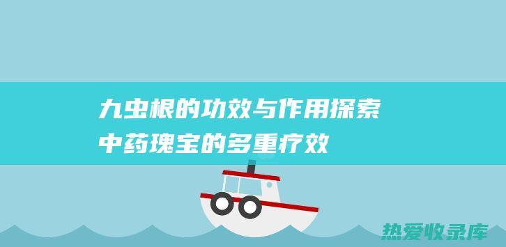 九虫根的功效与作用：探索中药瑰宝的多重疗效 (九虫根的功效与作用图片)